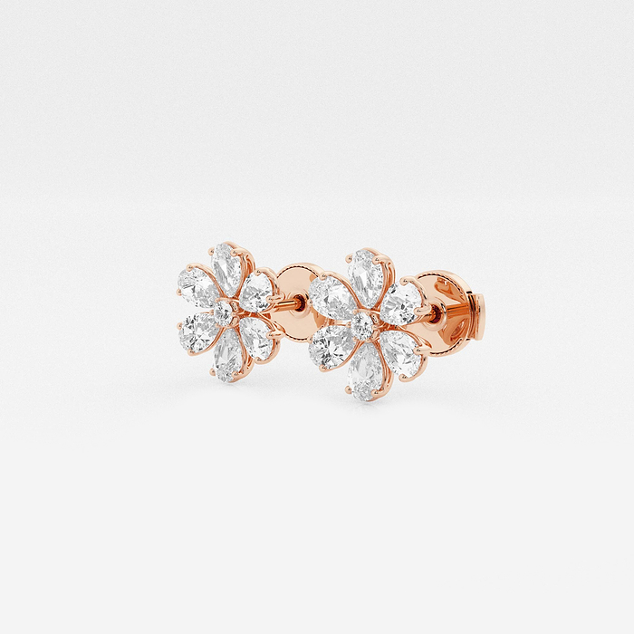 Round & Pear Flowers