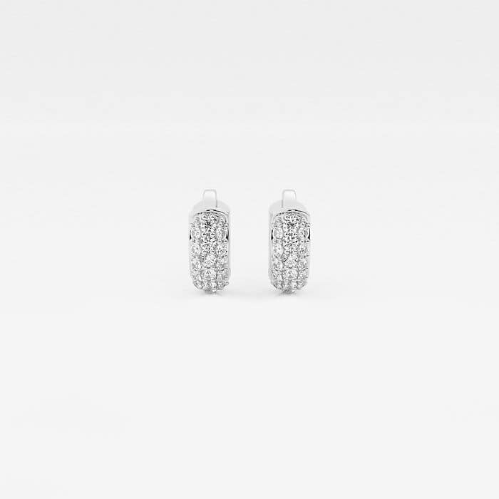 näas Bombë Second Piercing Huggie Round Hoop Earrings