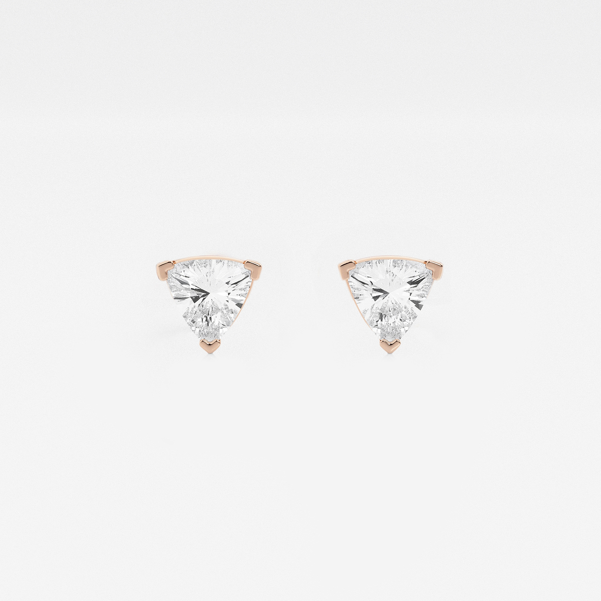 näas Ethereal 1 ctw Trillion Lab Grown Diamond Stud Earrings