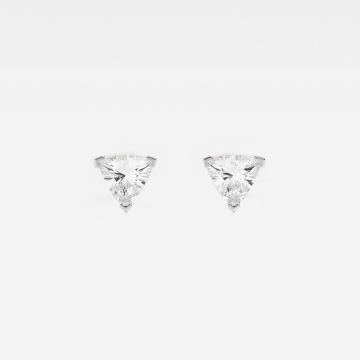 näas Ethereal 1 ctw Trillion Lab Grown Diamond Stud Earrings