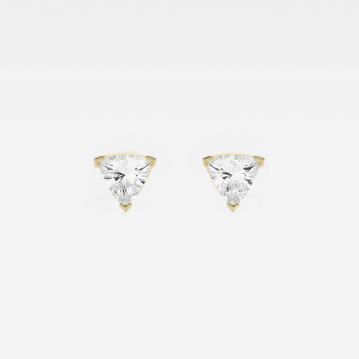 näas Ethereal 1 ctw Trillion Lab Grown Diamond Stud Earrings