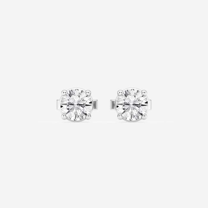 3/4 ctw Round Near-Colorless (F-G) Lab Grown Diamond Stud Earrings