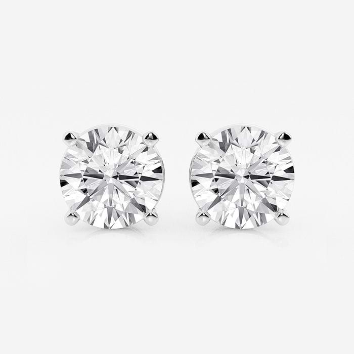Four Prong Classic Round Stud Earrings