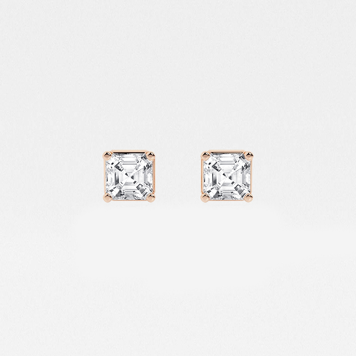 Asscher Studs