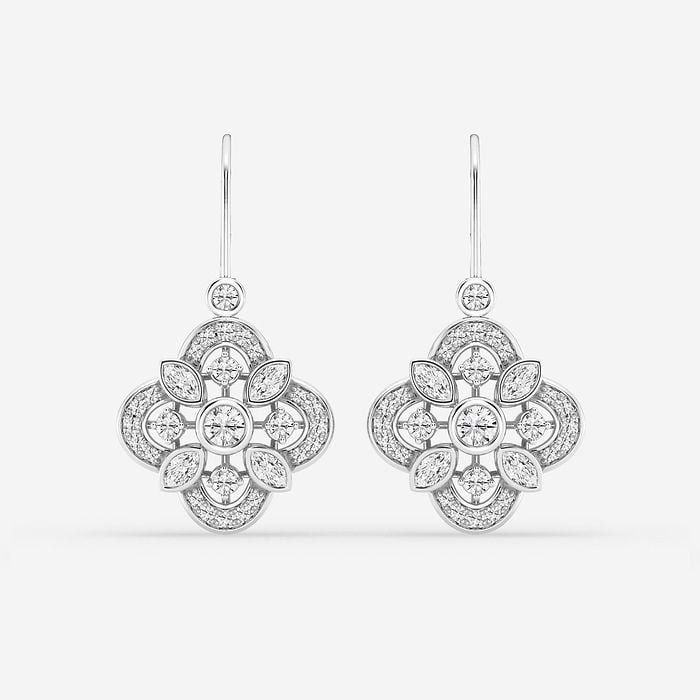 Vintage Clover Earrings