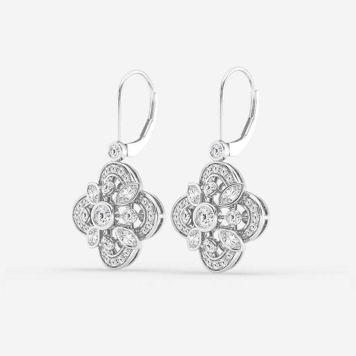 Vintage Clover Earrings