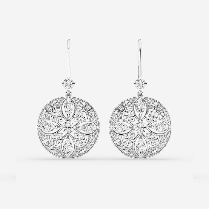 Vintage Medallion Earrings