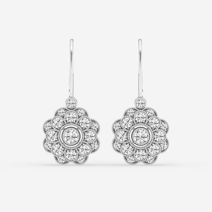 Vintage Flower Dangles