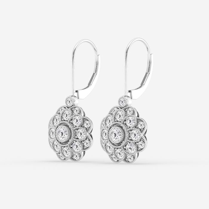 Vintage Flower Dangles