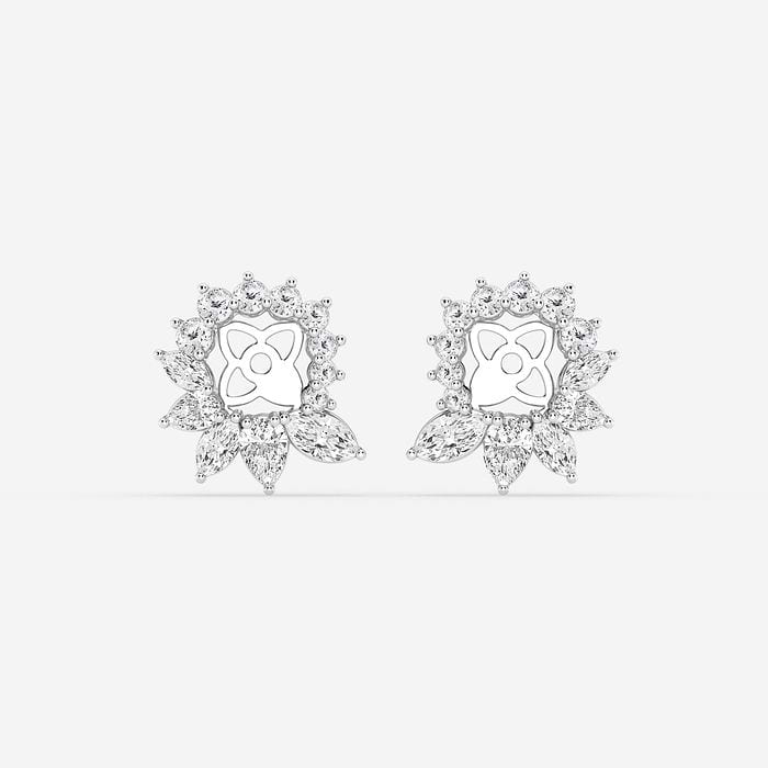 Multi-Shape Halo Earring Jackets