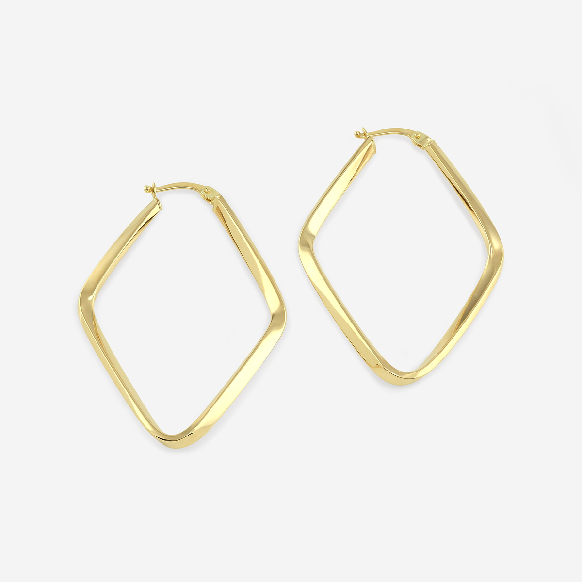 Plain Square Hoop Earrings