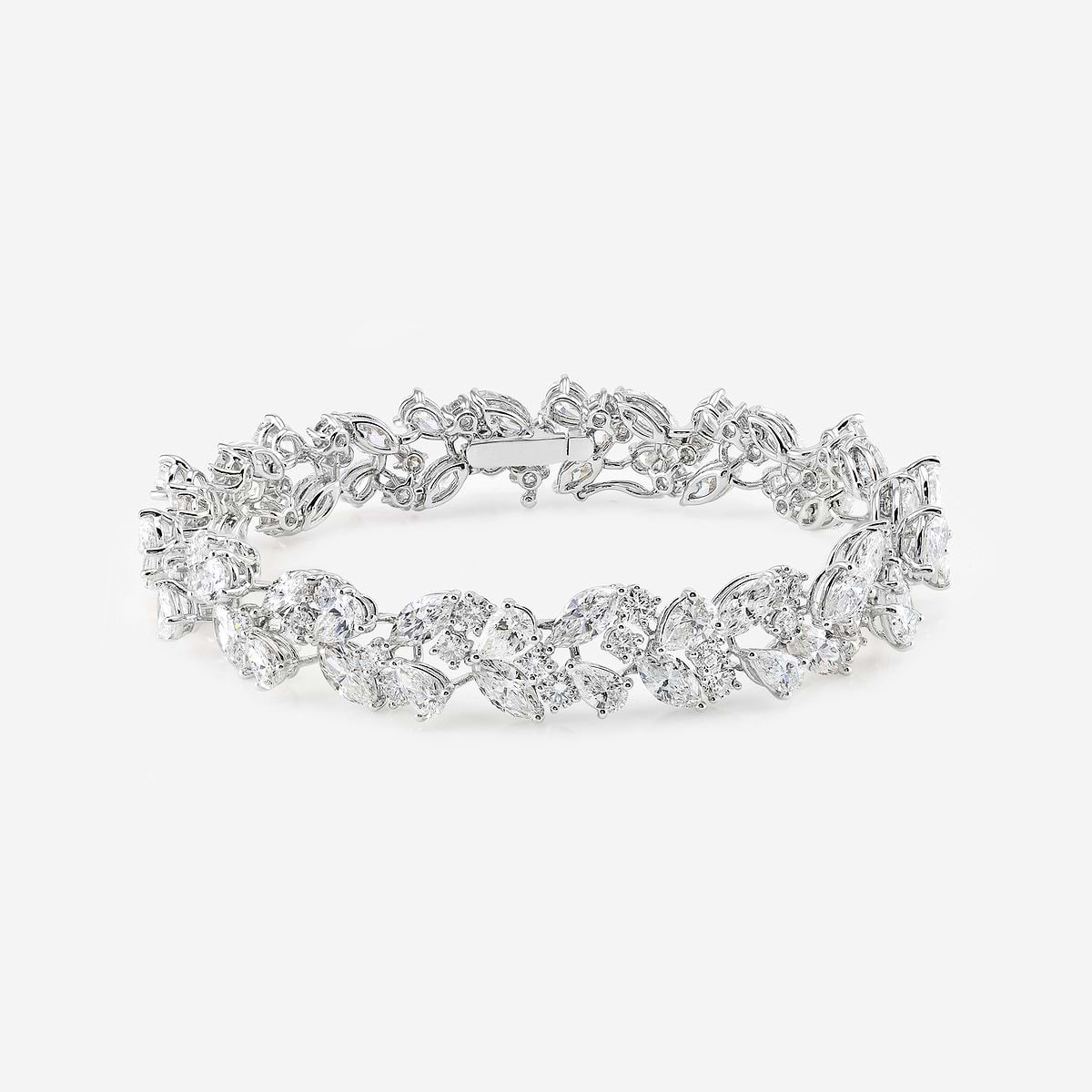 El Nido Bracelet 18K White Gold, F, VS2