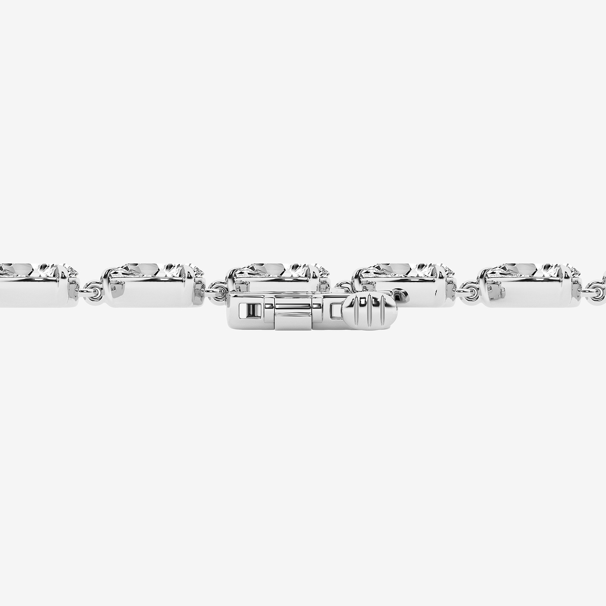 Additional Image 2 for  8 ctw Pear Diamond Tennis Bracelet - 7 Inches