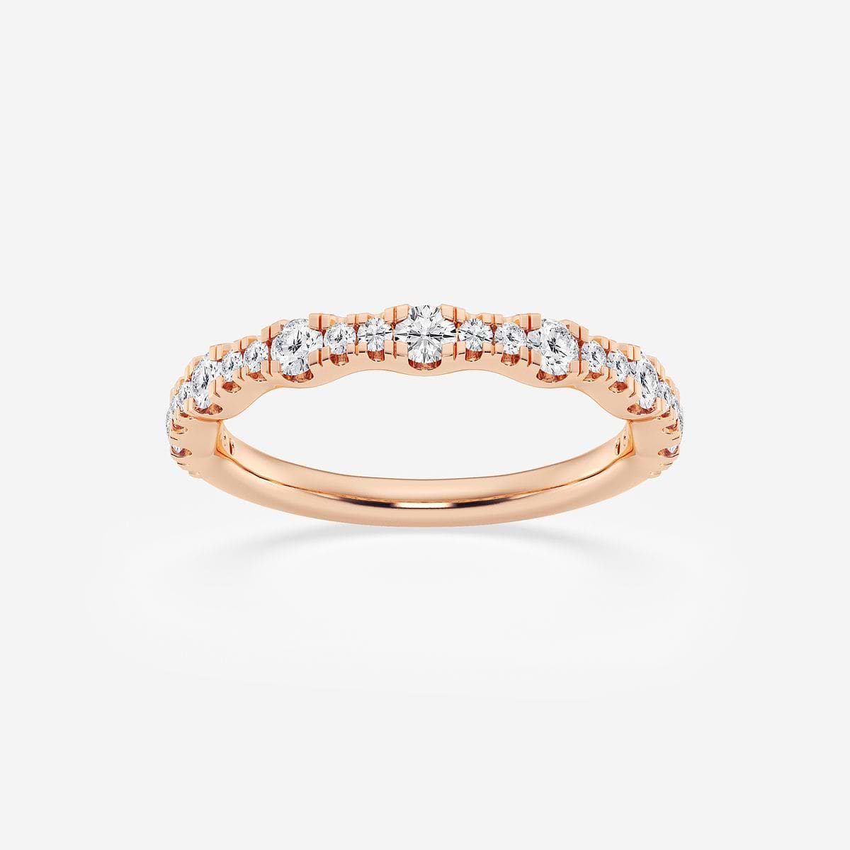 1/3 ctw Round Lab Grown Diamond Prong Set Wedding Band