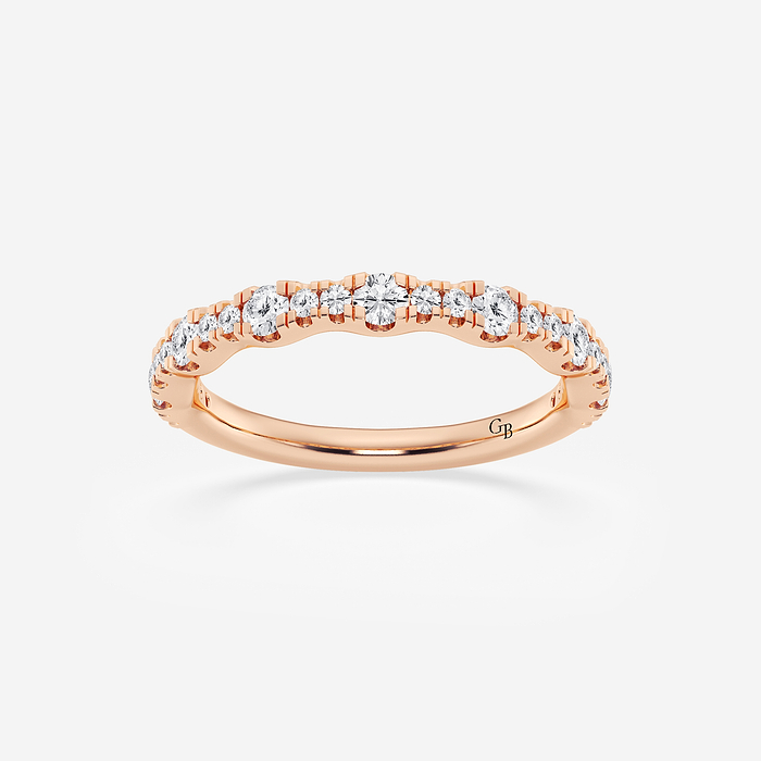 1/3 ctw Round Lab Grown Diamond Prong Set Wedding Band