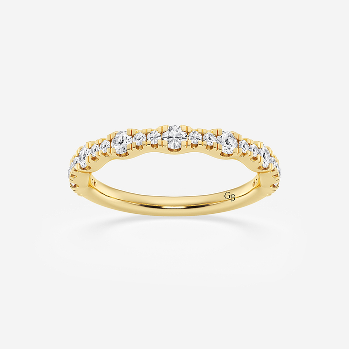 1/3 ctw Round Lab Grown Diamond Prong Set Wedding Band