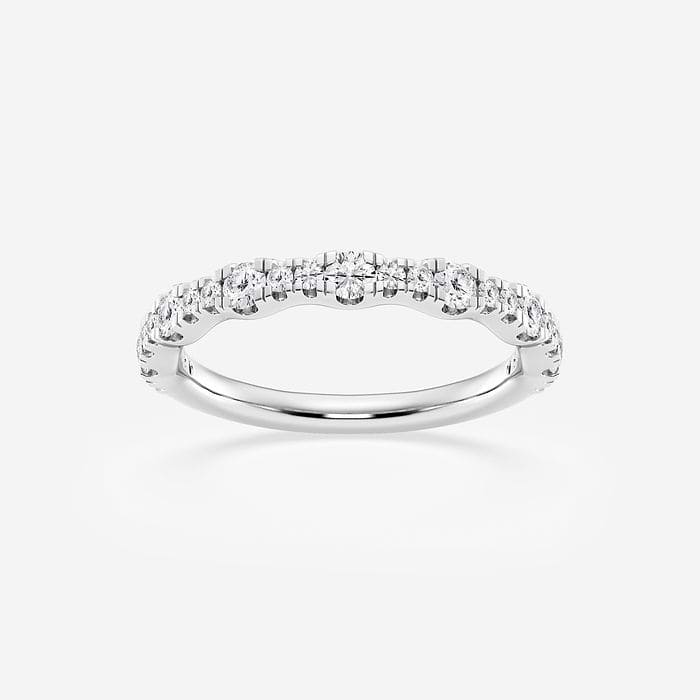 1/3 ctw Round Lab Grown Diamond Prong Set Wedding Band