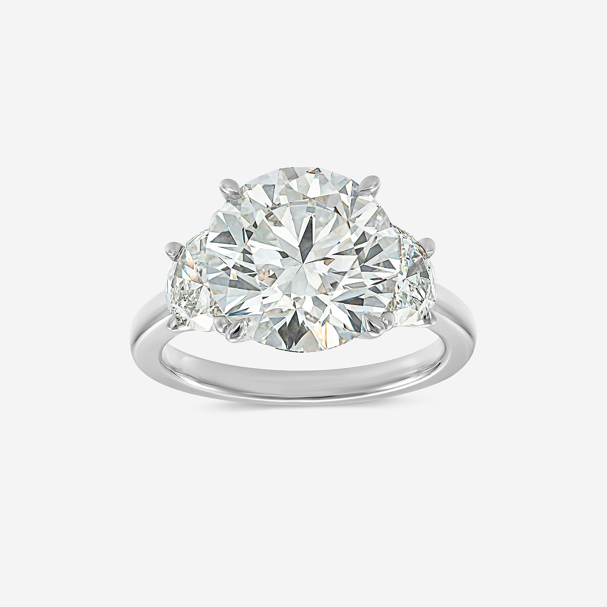 Brussels Ring 18K White Gold, EF, VS2+
