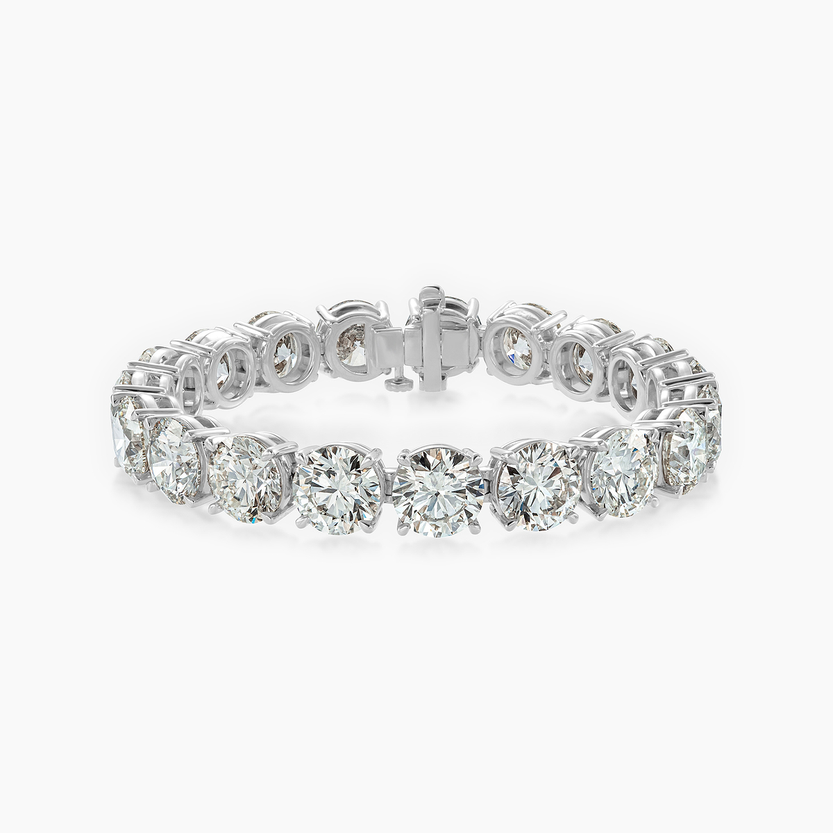Alexandria Bracelet 14K White Gold, IJ, SI1+