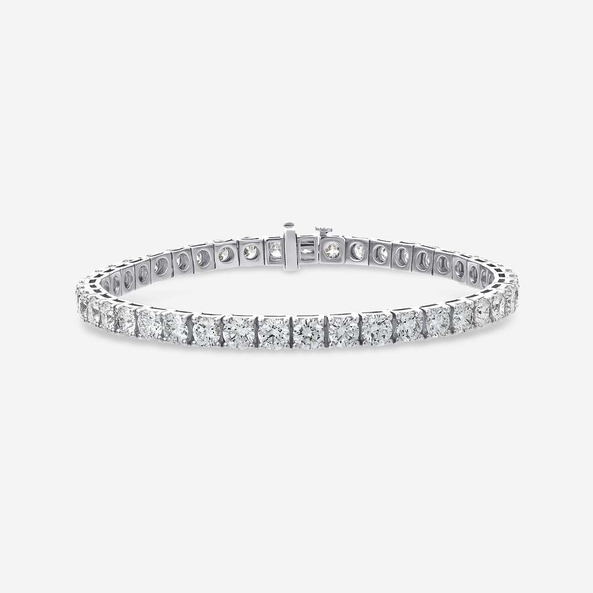 14 ctw Round Lab Grown Diamond Four-Prong Tennis Bracelet - 7.5 Inches