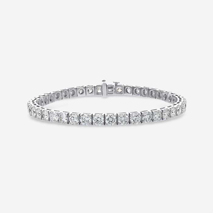 Four Prong Round Tennis Bracelet