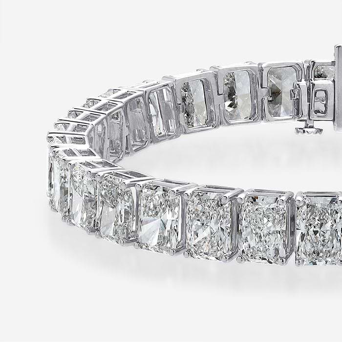 Four Prong Radiant Tennis Bracelet
