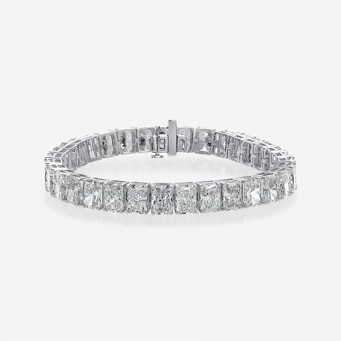 Four Prong Radiant Tennis Bracelet