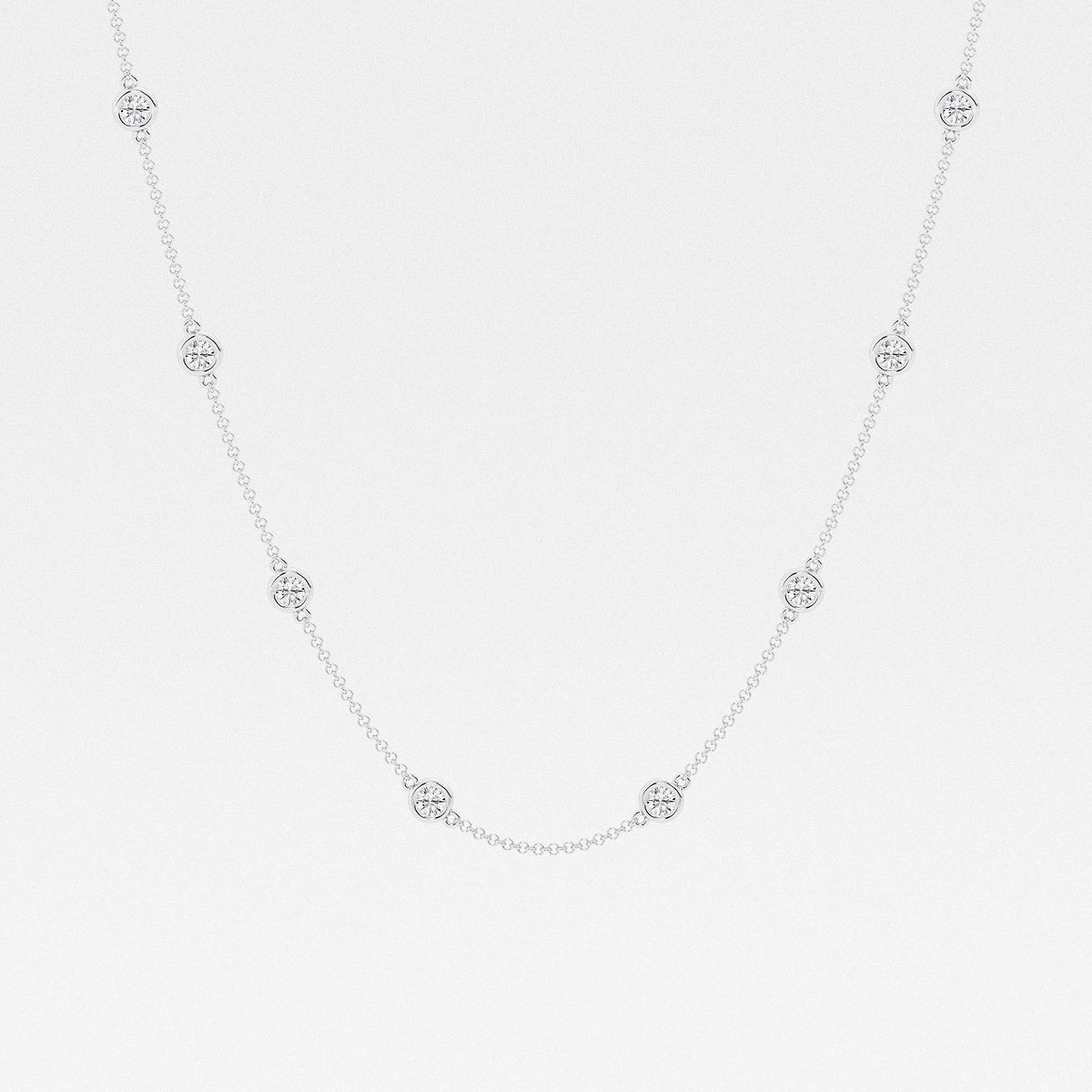 2 pc lab hotsell created chic diamond necklace