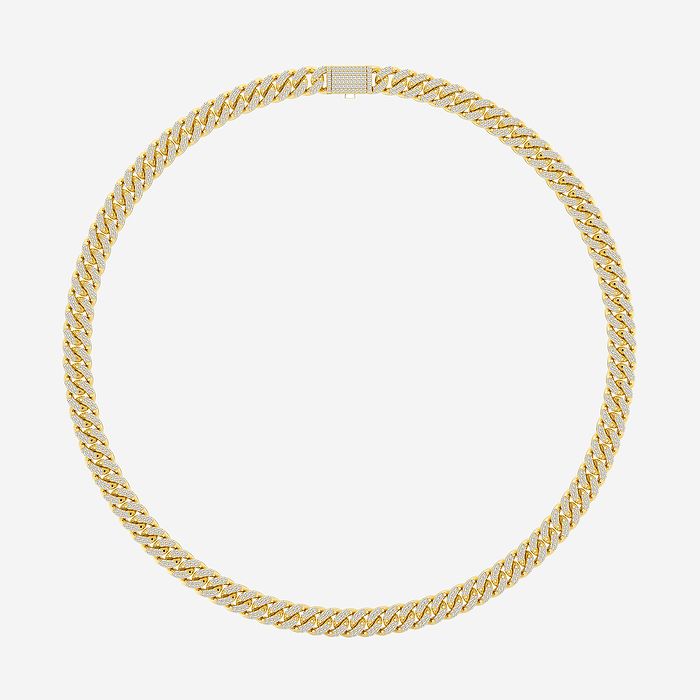 Cuban Link Round Fashion Necklace