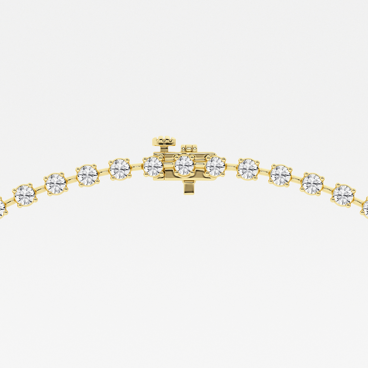 Additional Image 2 for  16 1/2 ctw Round Lab Grown Diamond Lariat Tennis Necklace