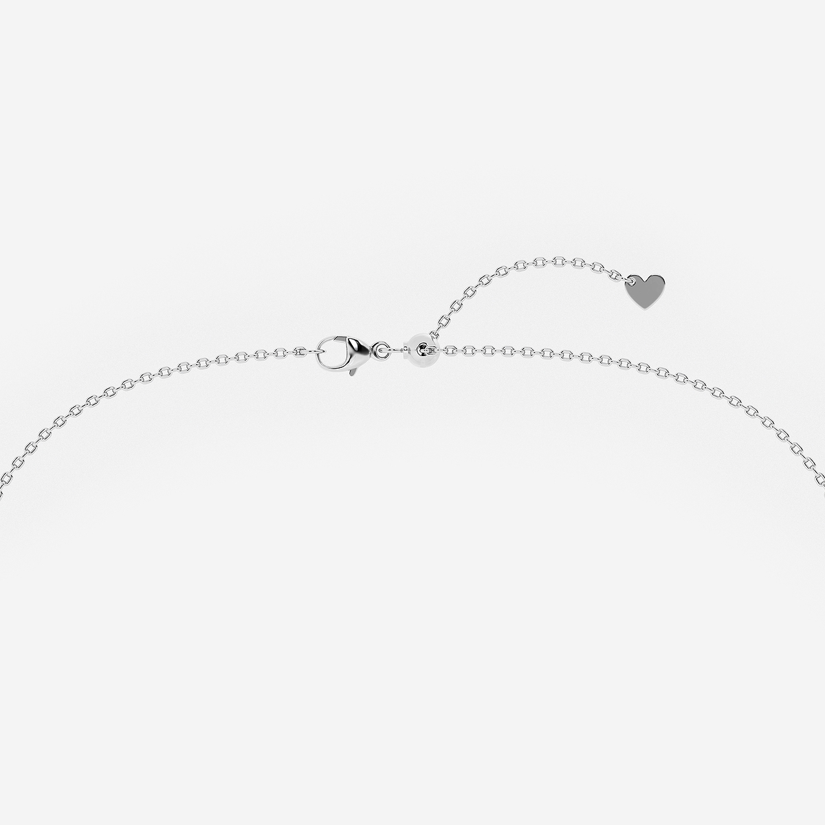 Additional Image 2 for  1 1/2 ctw Round Lab Grown Diamond Seven Stone Demi Eternity Necklace