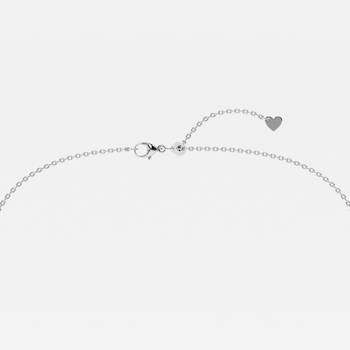 Additional Image 2 for  3 ctw Round Lab Grown Diamond Seven Stone Demi Eternity Necklace