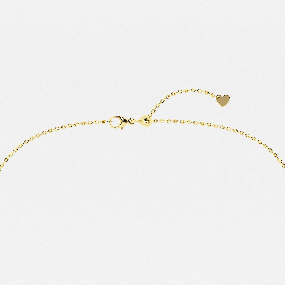 Additional Image 2 for  3 ctw Round Lab Grown Diamond Seven Stone Demi Eternity Necklace