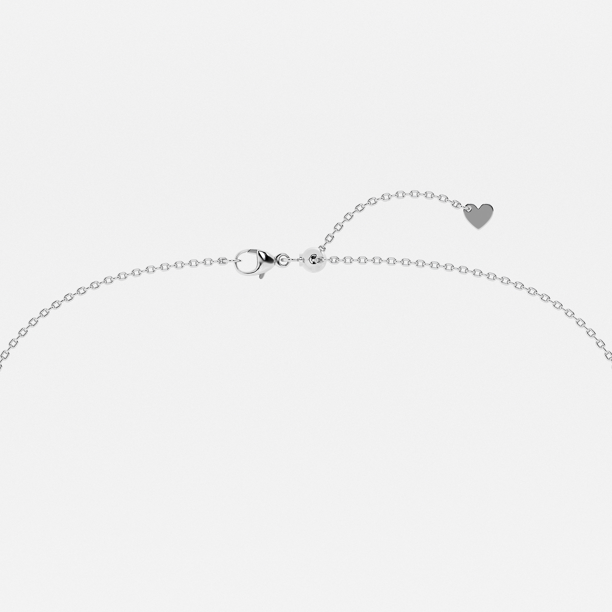 Additional Image 2 for  4 ctw Round Lab Grown Diamond Seven Stone Demi Eternity Necklace