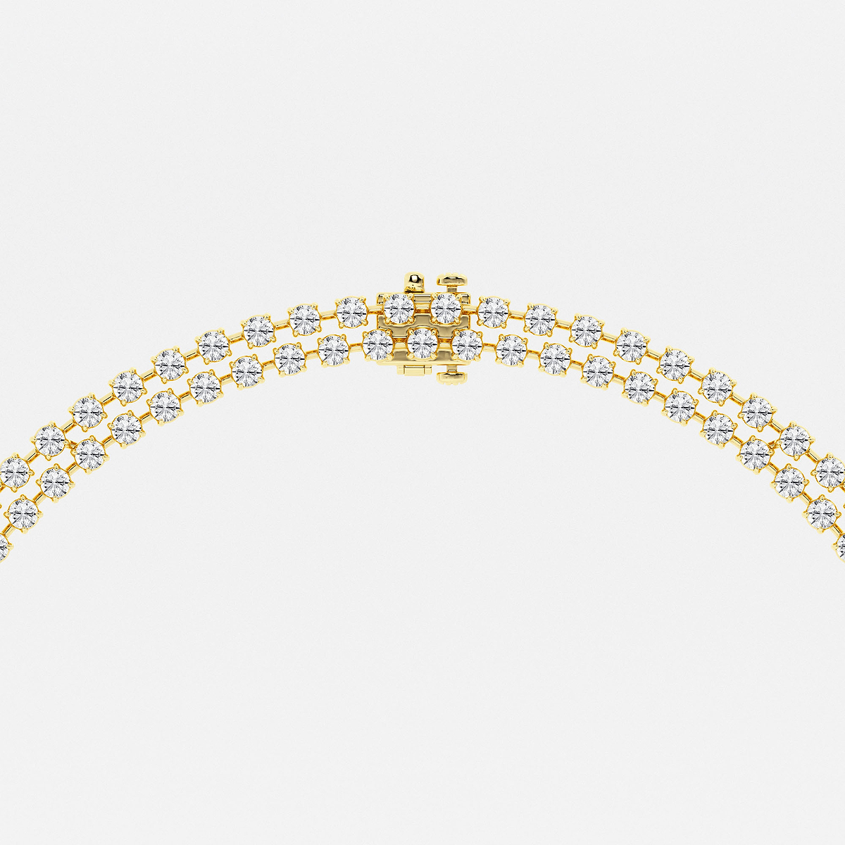 Additional Image 2 for  25 ctw Round Lab Grown Diamond Double Row Lariat Necklace