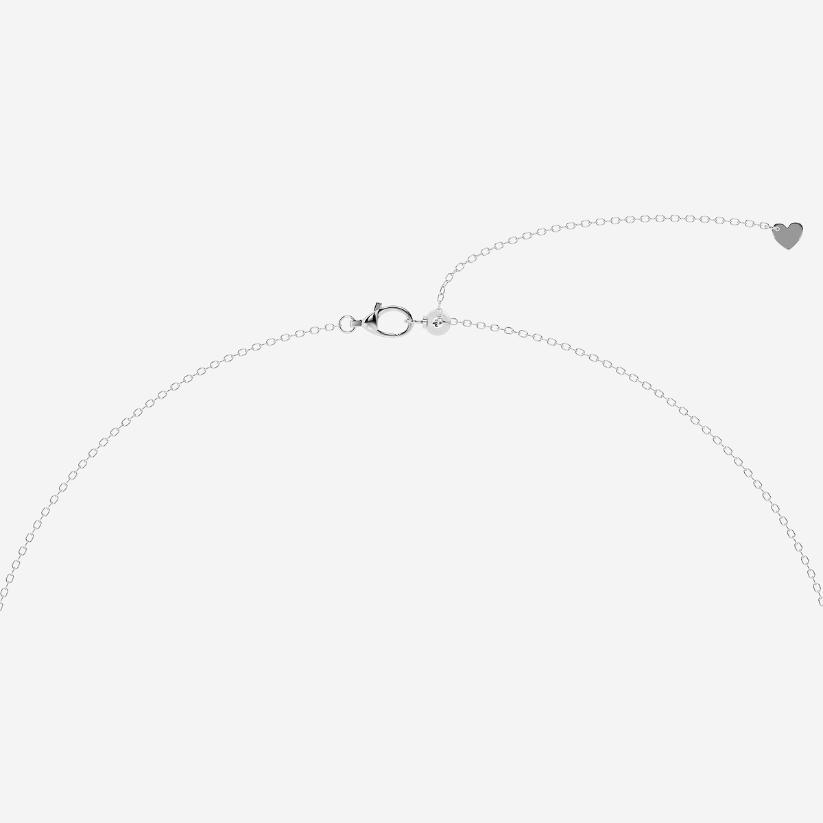 Additional Image 2 for  5 ctw Round Lab Grown Diamond Adjustable Choker Tennis Necklace