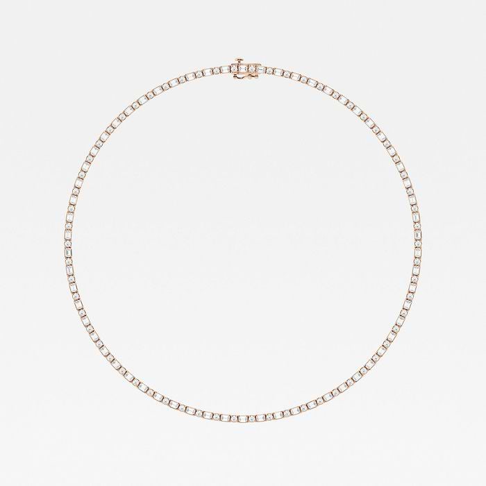 Alternating Emerald Fashion Necklace