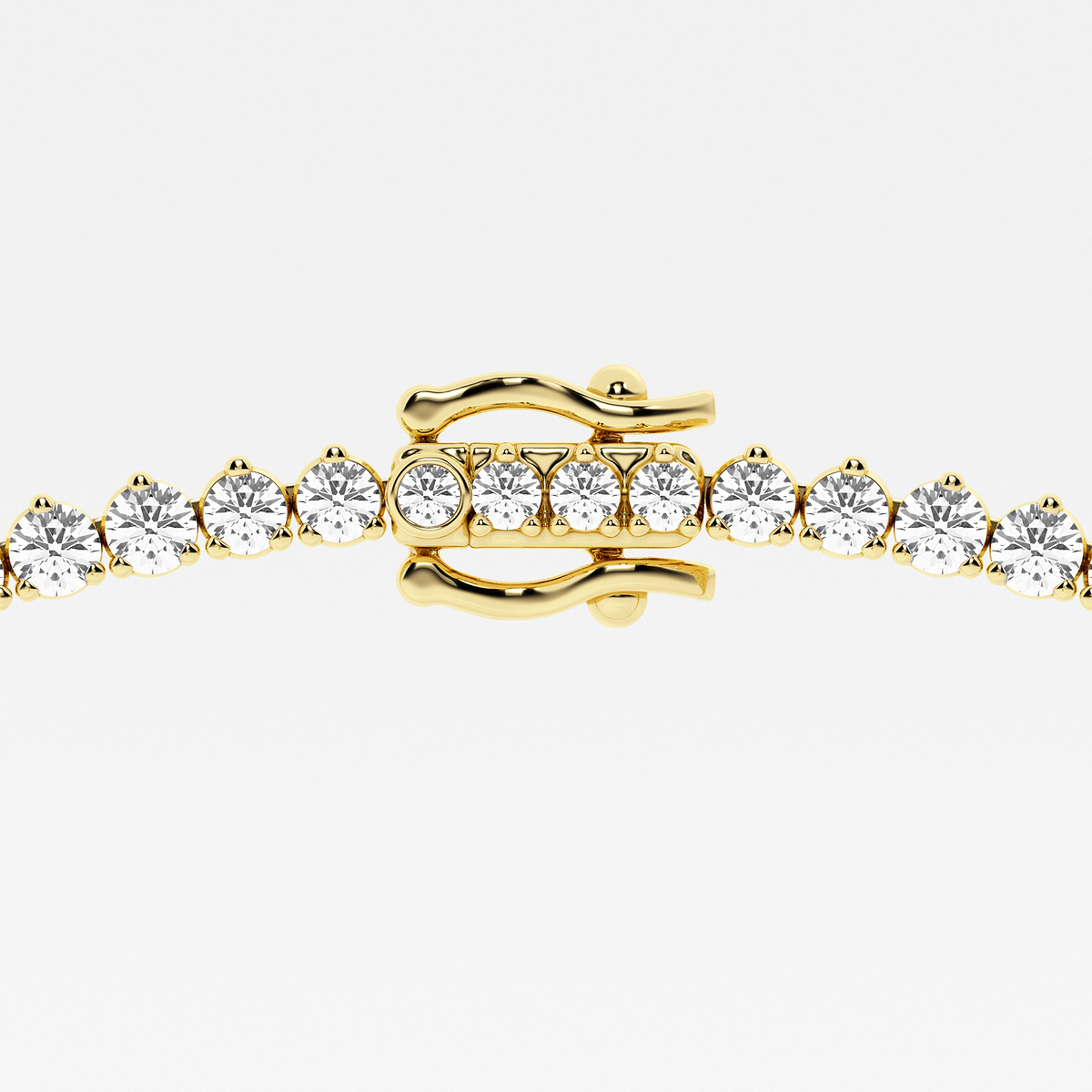 Additional Image 2 for  15 ctw Round Lab Grown Diamond Graduated Riviera Necklace