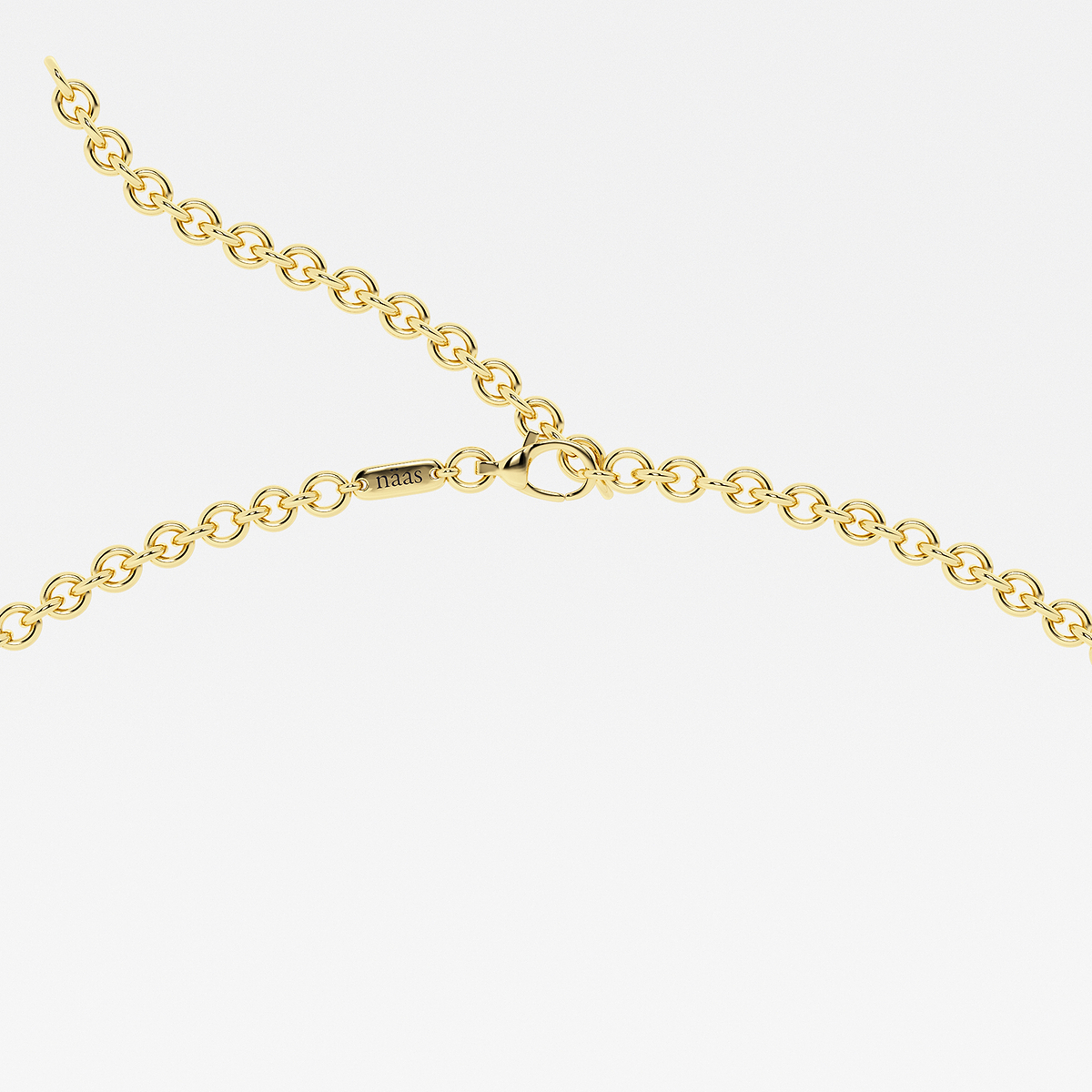 Additional Image 2 for  näas Empowering 6 1/2 ctw Pear Lab Grown Diamond Dangle Necklace with Adjustable Chain