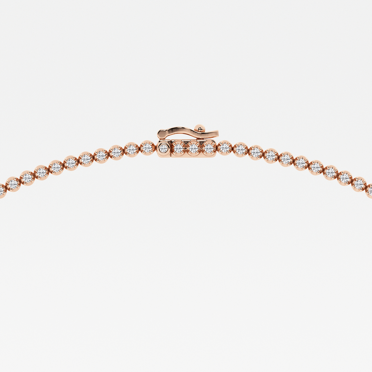 Additional Image 2 for  3 ctw Marquise Lab Grown Diamond Single Station Tennis Necklace
