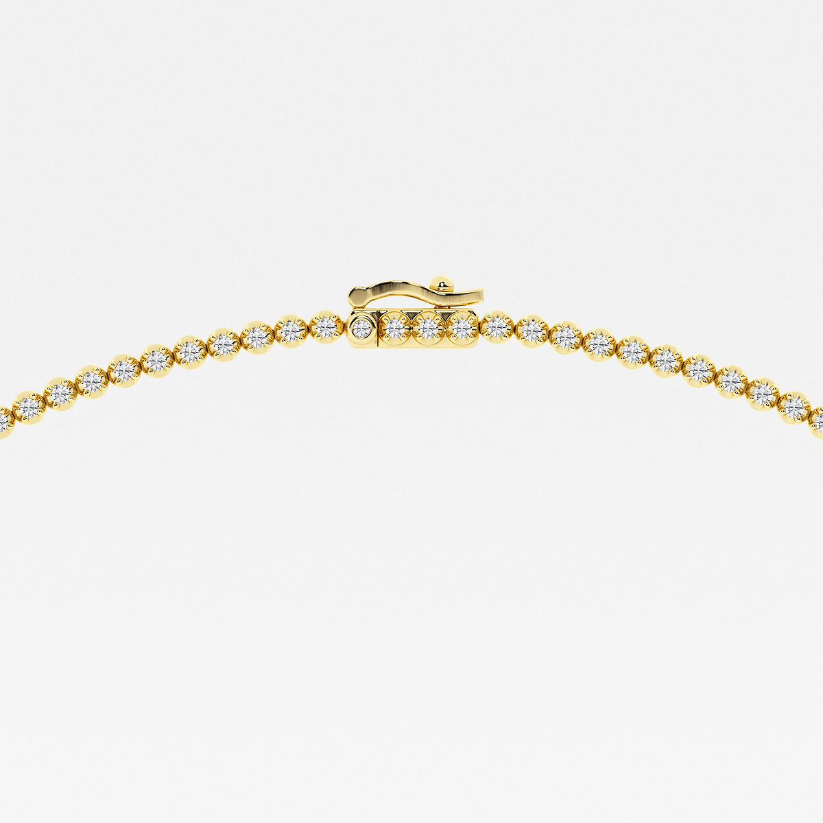 Additional Image 2 for  3 ctw Marquise Lab Grown Diamond Single Station Tennis Necklace