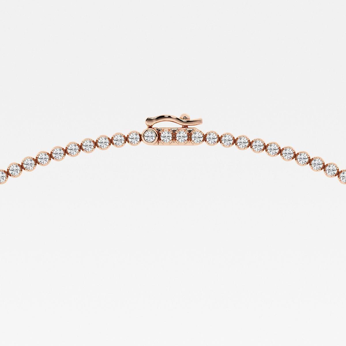 ネックレス・ペンダント EOU STUDIO THE TREE N5GOLD 7 ctw Oval Lab Grown Diamond Single Station Tennis Necklace