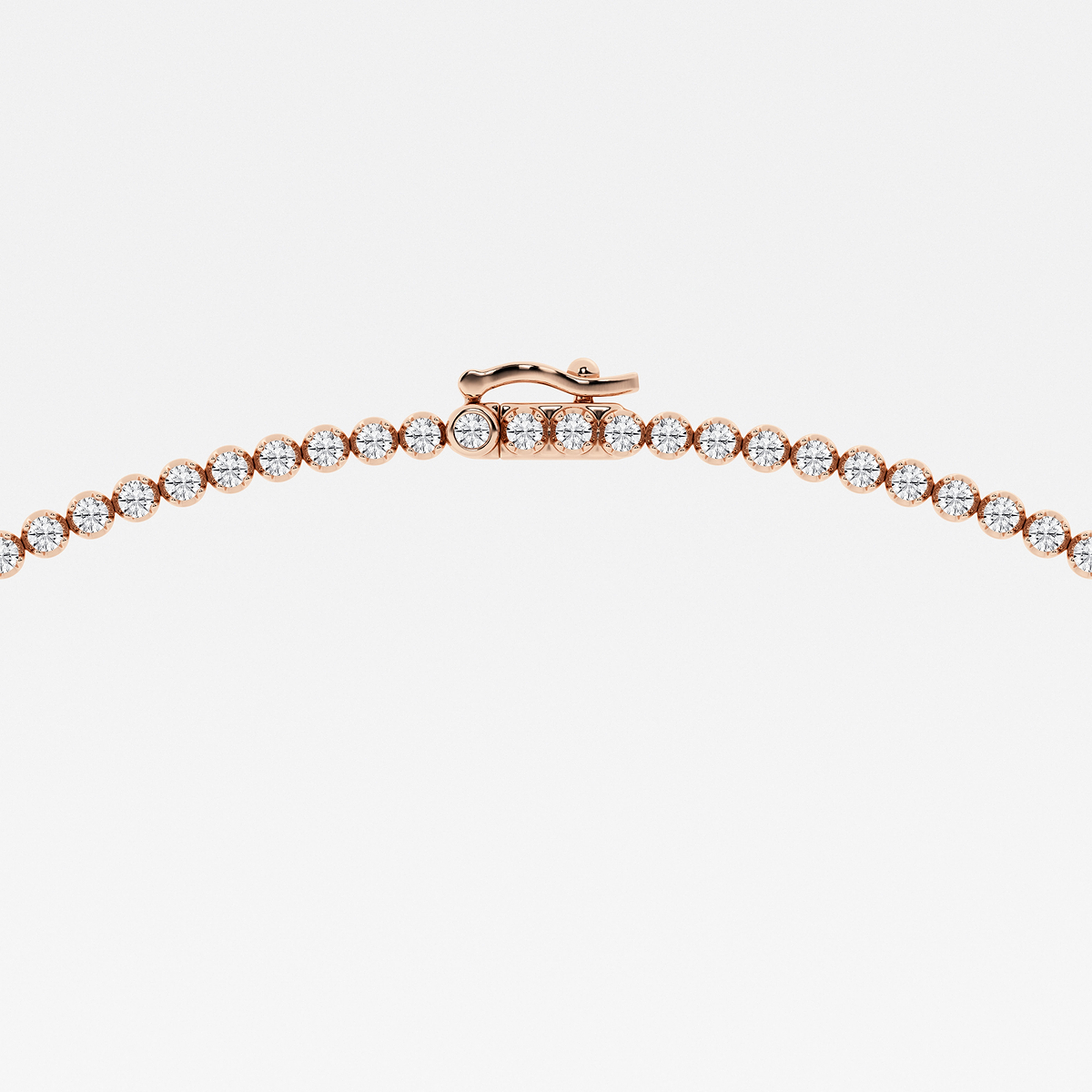 Additional Image 2 for  7 ctw Marquise Lab Grown Diamond Single Station Tennis Necklace