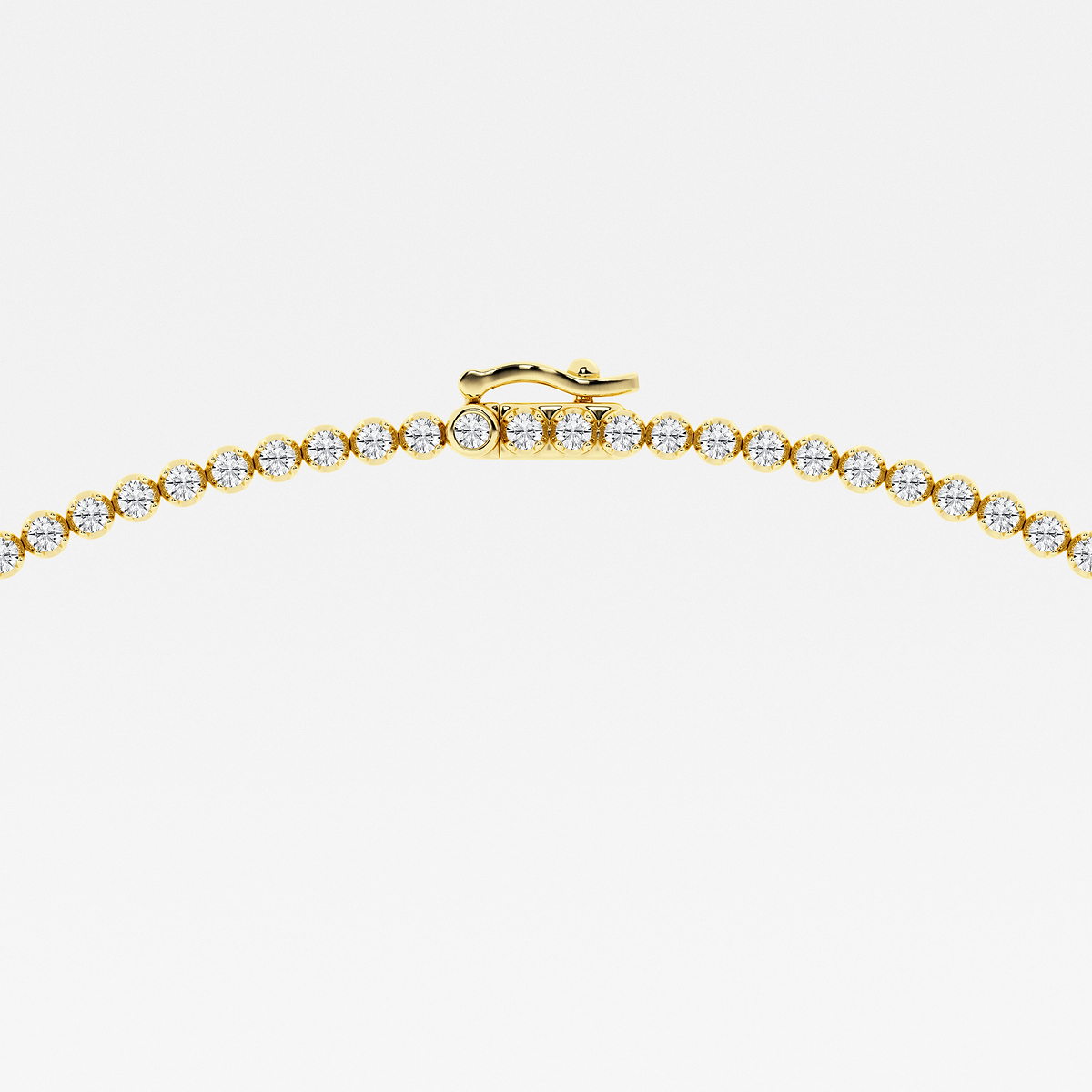 Additional Image 2 for  7 ctw Marquise Lab Grown Diamond Single Station Tennis Necklace