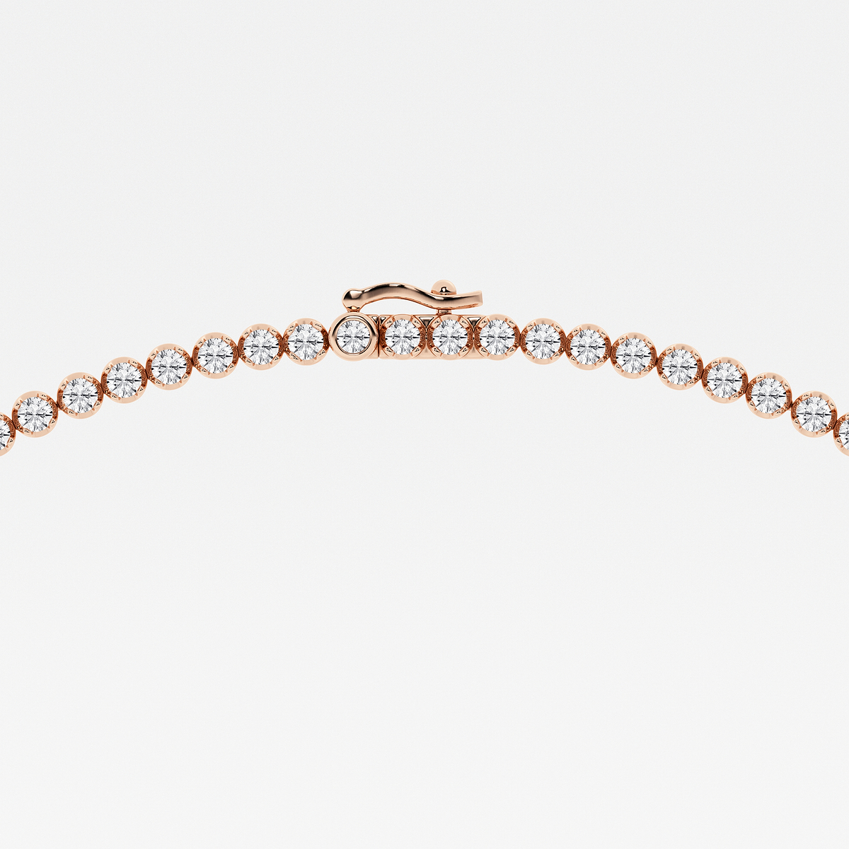 Additional Image 2 for  10 ctw Marquise Lab Grown Diamond Single Station Tennis Necklace