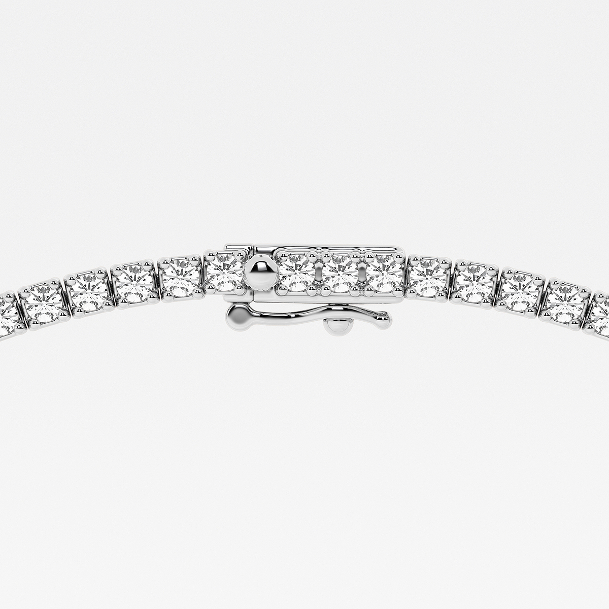 Additional Image 2 for  näas Empowering 8 3/4 ctw Radiant Lab Grown Diamond Station Tennis Necklace