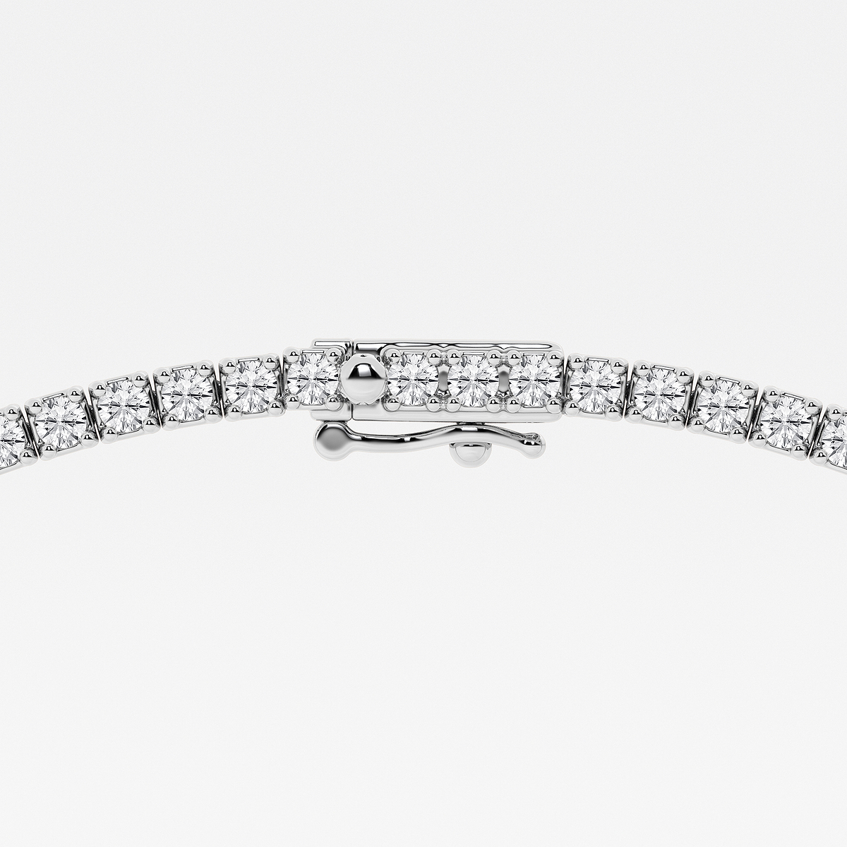 Additional Image 2 for  n?as Empowering 8 5/8 ctw Oval Lab Grown Diamond Station Tennis Necklace
