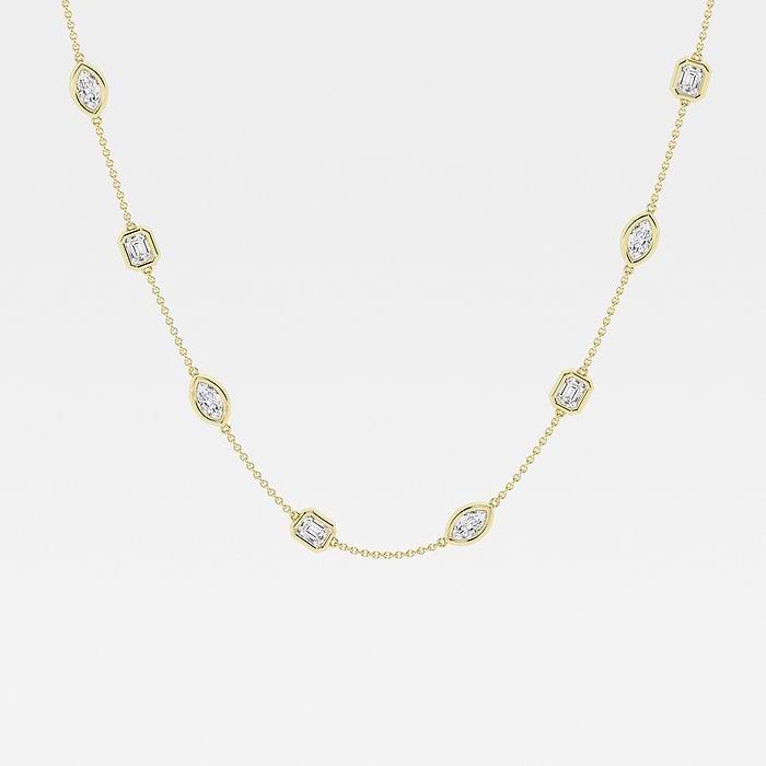 Station Multi-Shape Fashion Necklace