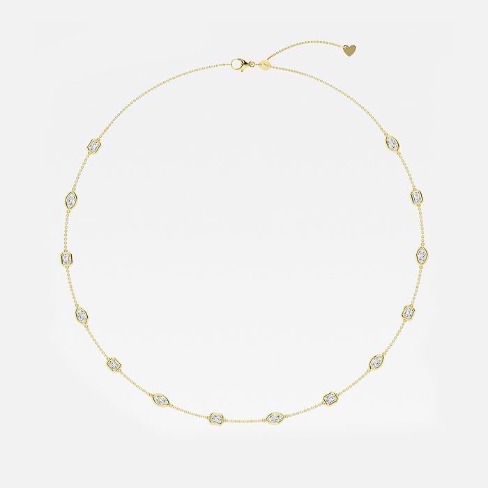 Station Multi-Shape Fashion Necklace