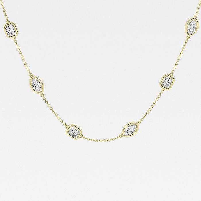 Station Multi-Shape Fashion Necklace